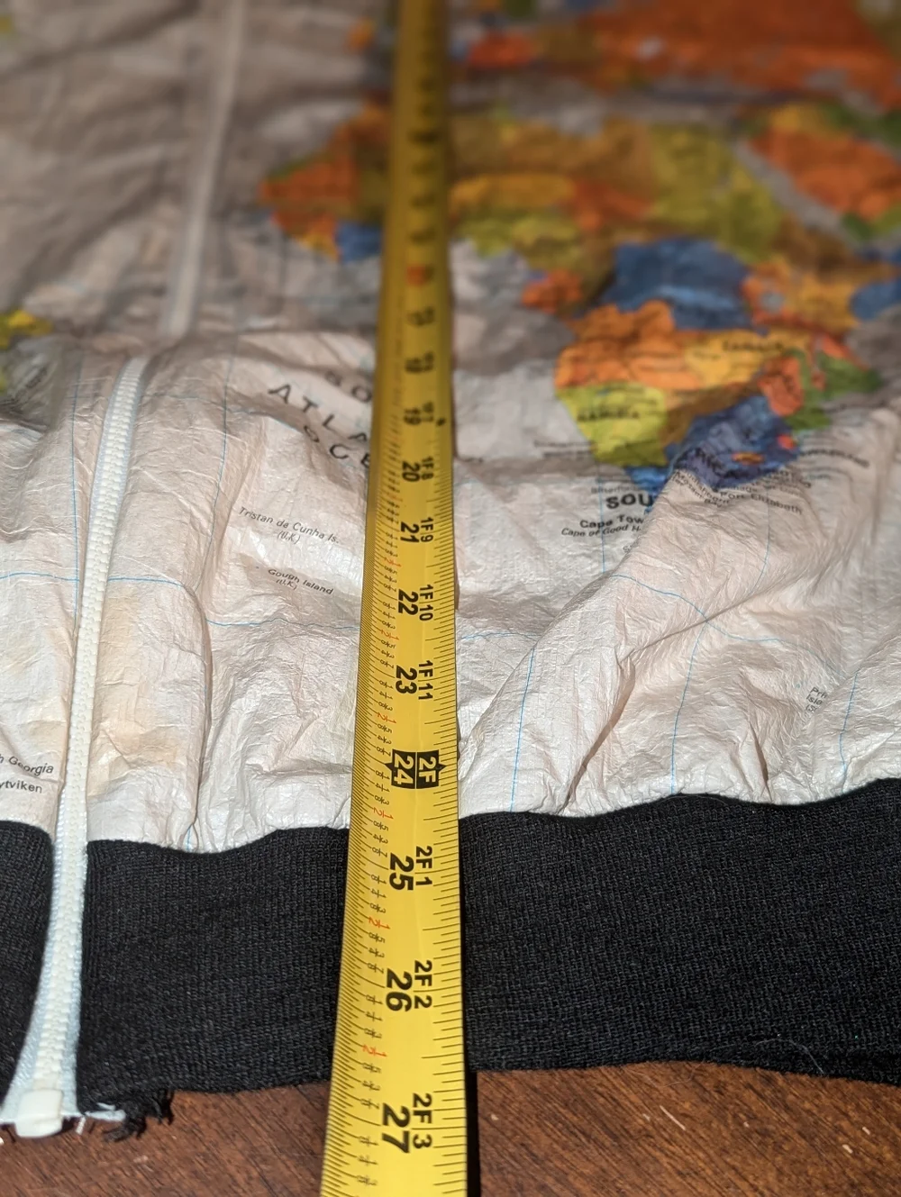 Vintage 1989 “Wearin’ the World“ Kurt Cobain Tyvek Atlas World Map Jacket